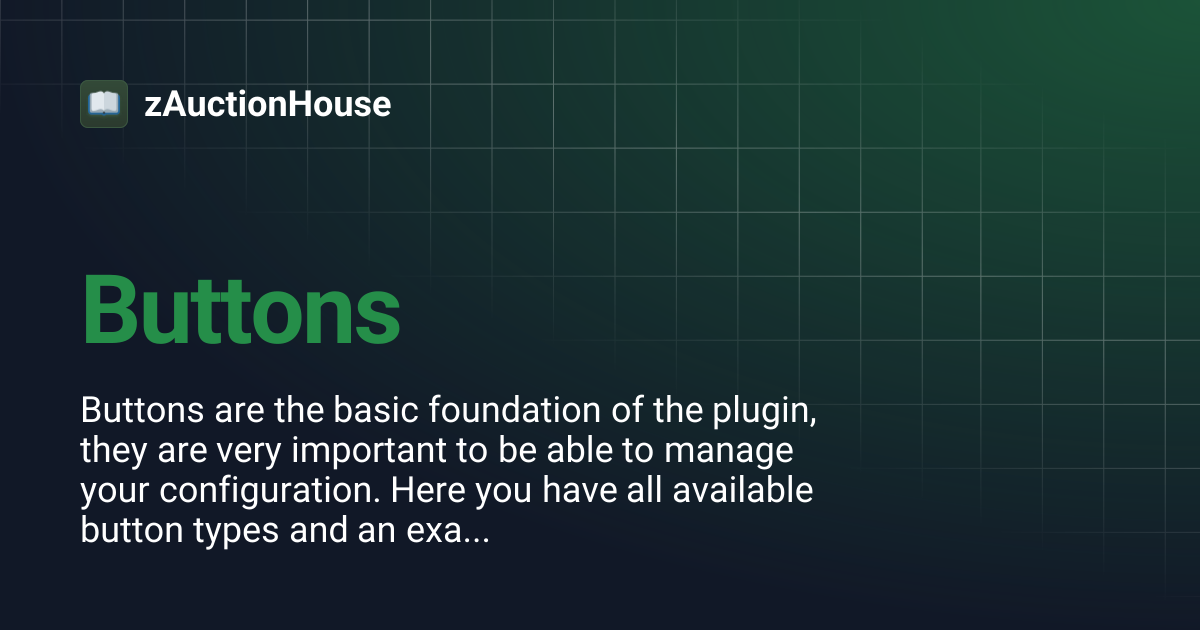 Buttons | zAuctionHouse